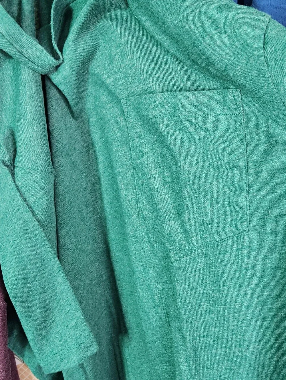 J. Crew Slim-Washed Tee in Deep Blue
